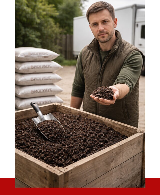 Купить биогумус в Ростове-на-Дону с доставкой от 8865 р. за куб | ПРОНЕРУДРст