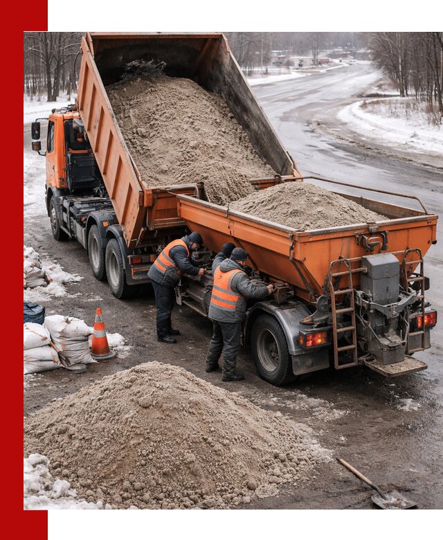 Поставка и вывоз пескосоля в Ростове-на-Дону оптом и в розницу