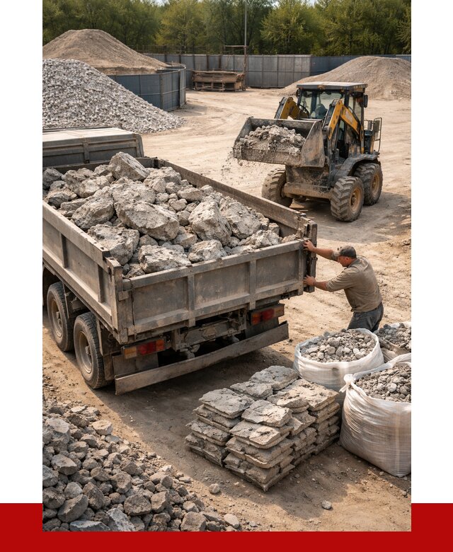 Купить бой бетона с доставкой в Ростове-на-Дону от 5006 р. | ПРОНЕРУДРст