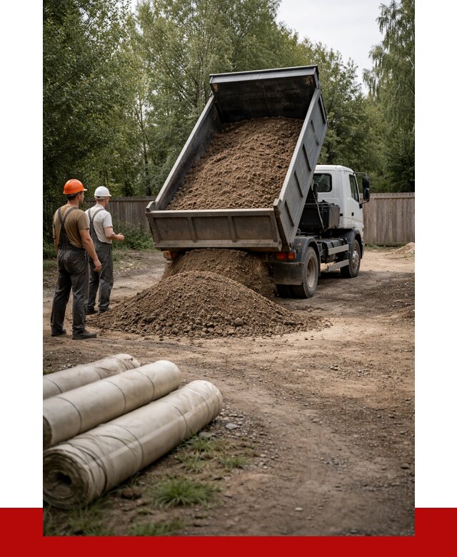 Доставка сыпучих материалов самосвалом в [cvi] от 4380 р. | ПРОНЕРУДРст