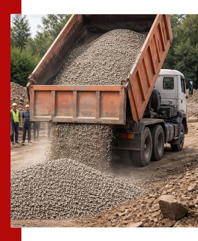 Доставка сыпучих материалов самосвалом в Ростове-на-Дону быстро и надежно