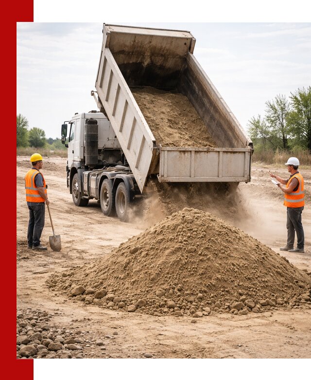 Доставка самосвалом 15 кубов в Ростове-на-Дону за город и по городу