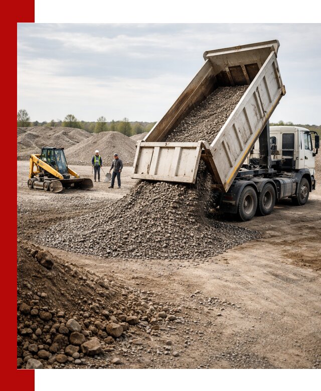 Доставка самосвалом 25 м³ в Ростове-на-Дону быстро и надежно