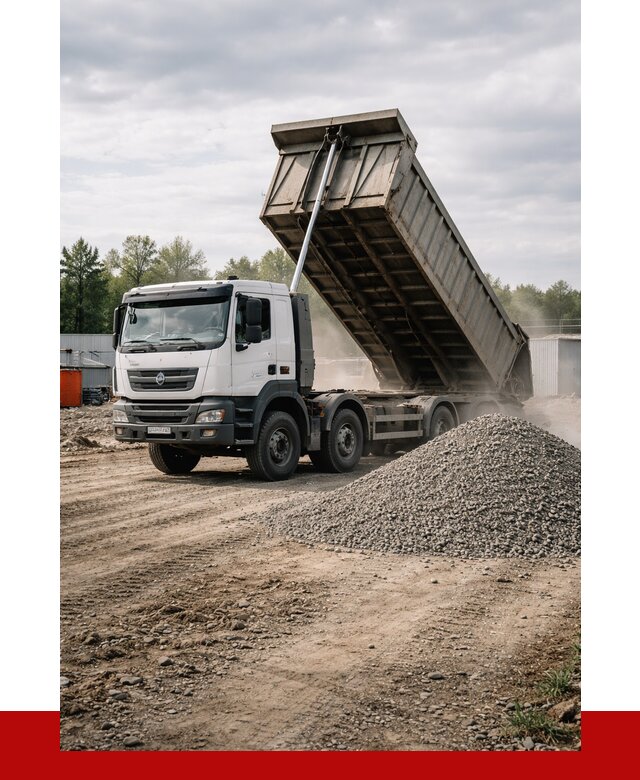 Доставка самосвалом 40 кубов в Ростове-на-Дону от 9386 р. | ПРОНЕРУДРст