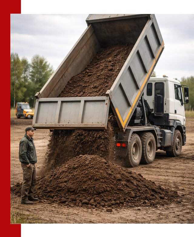 Аренда самосвала с водителем в Ростове-на-Дону для сыпучих грузов и навоза