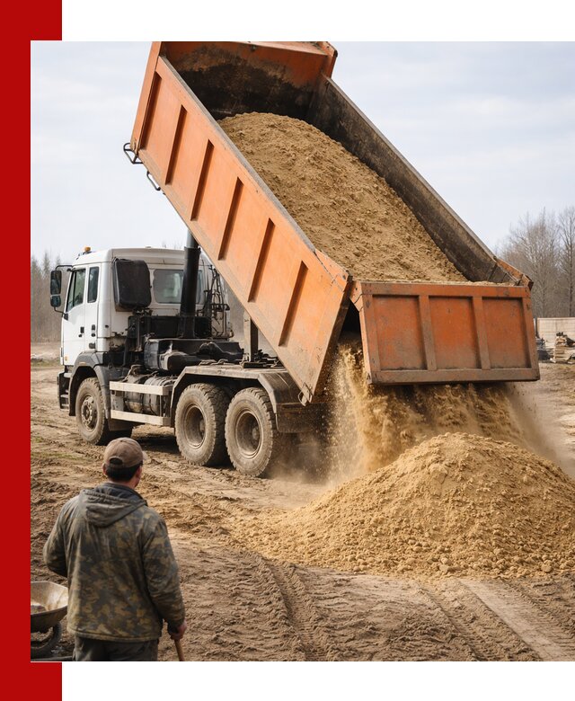 Аренда самосвала 20 тонн для перевозки грузов в Ростове-на-Дону
