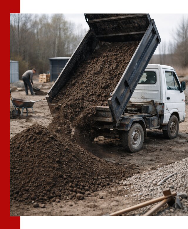 Аренда минисамосвала в Ростове-на-Дону для доставки сыпучих материалов