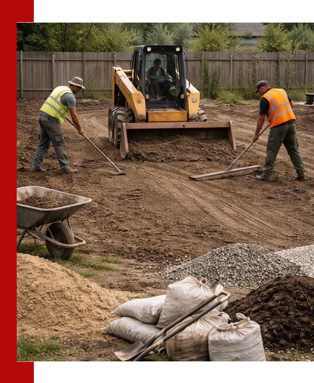 Выравнивание участка под строительство и благоустройство в Ростове-на-Дону
